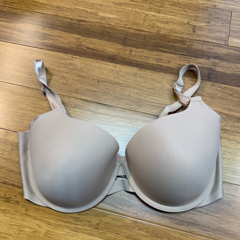 Warners Bra 1356 Women Size 36D Underwire Lightly Lined T-Shirt Everyday Comfort